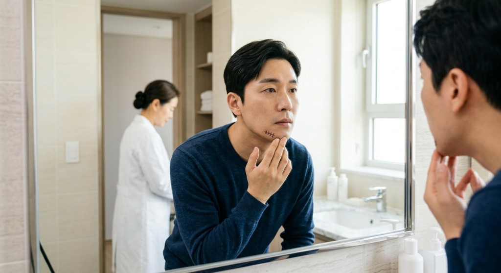얼굴 상처 봉합 후 실밥 제거 시기와 관리법